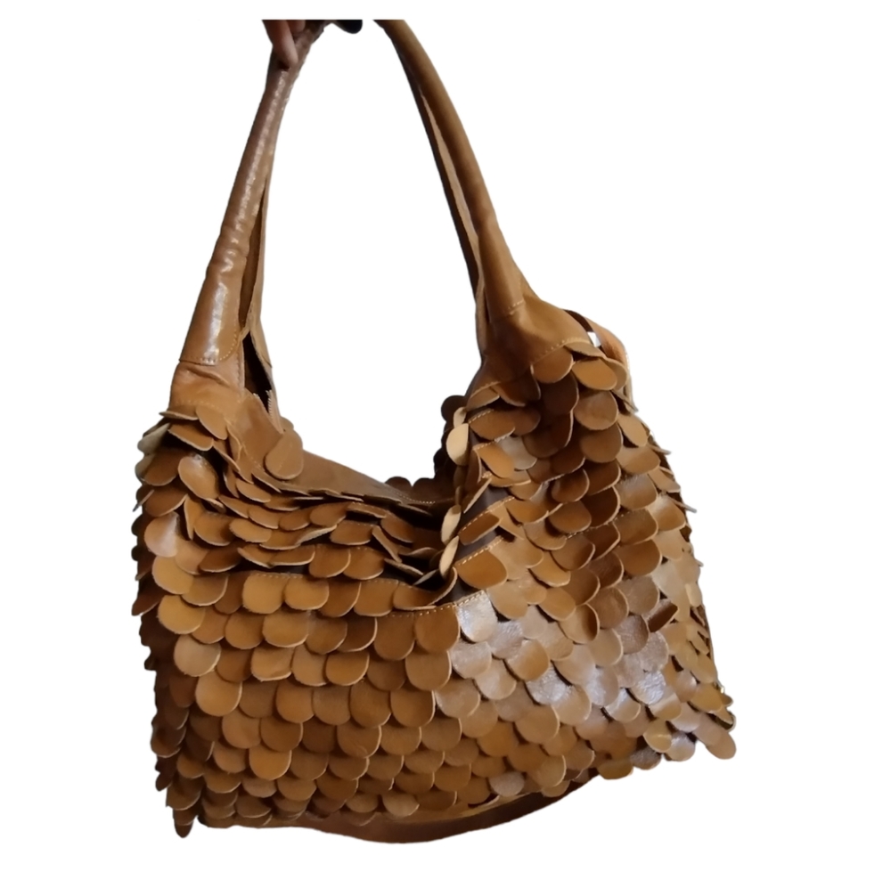 Ameri Leather Unique Tote Crossbody Hobo Bag Over… - image 4